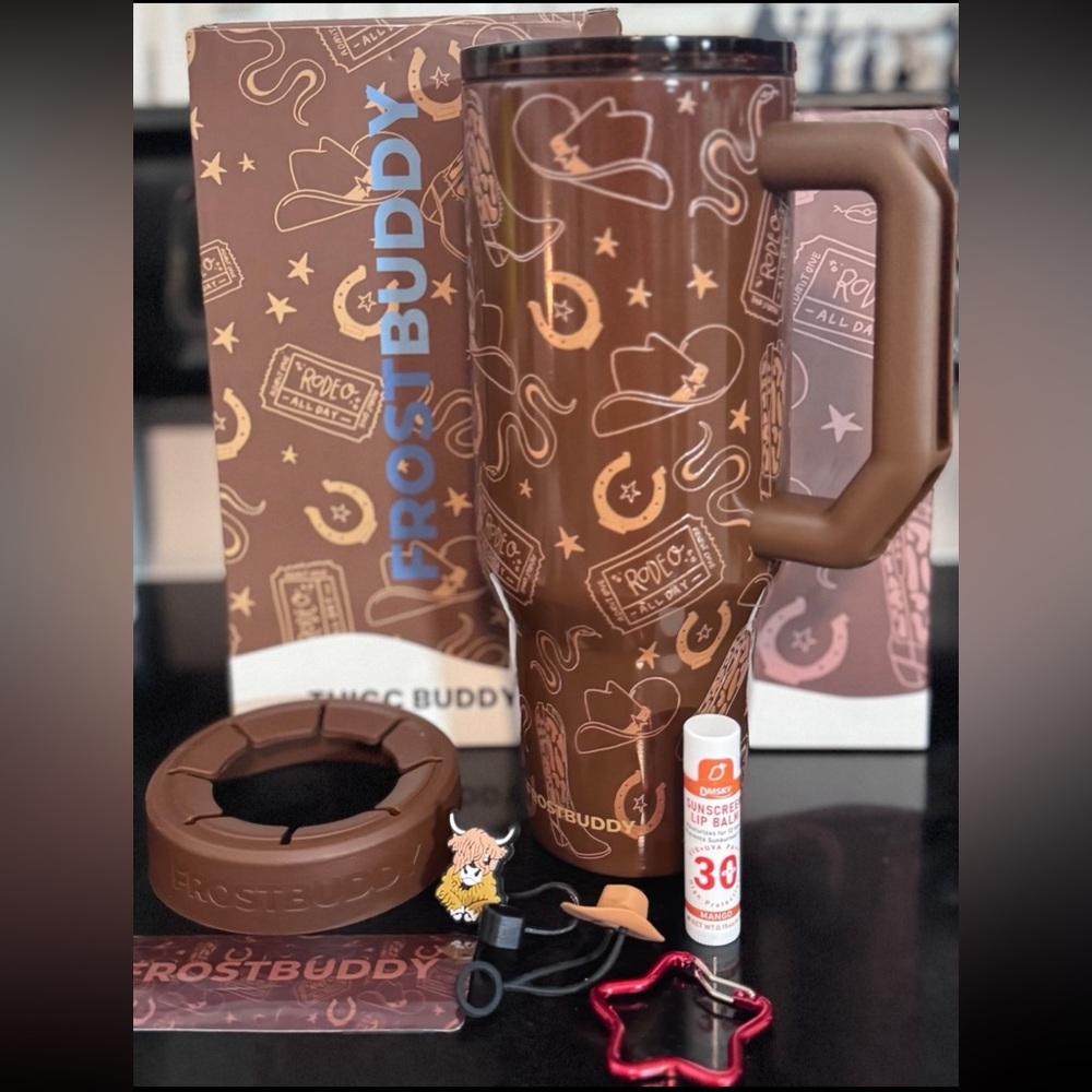 SoldOutOnline FrostBuddy Giddy Up ThiccBuddy 40oz Tumbler NWT NIB Rodeo Cup